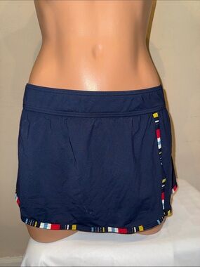 NWT Captiva bikini skirted bottom swim skirt size L